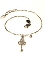 Bracciale World Diamond Group Donna Amore Custode in Oro bianco Diamante 0.13 Ct BNE415 - BNE415